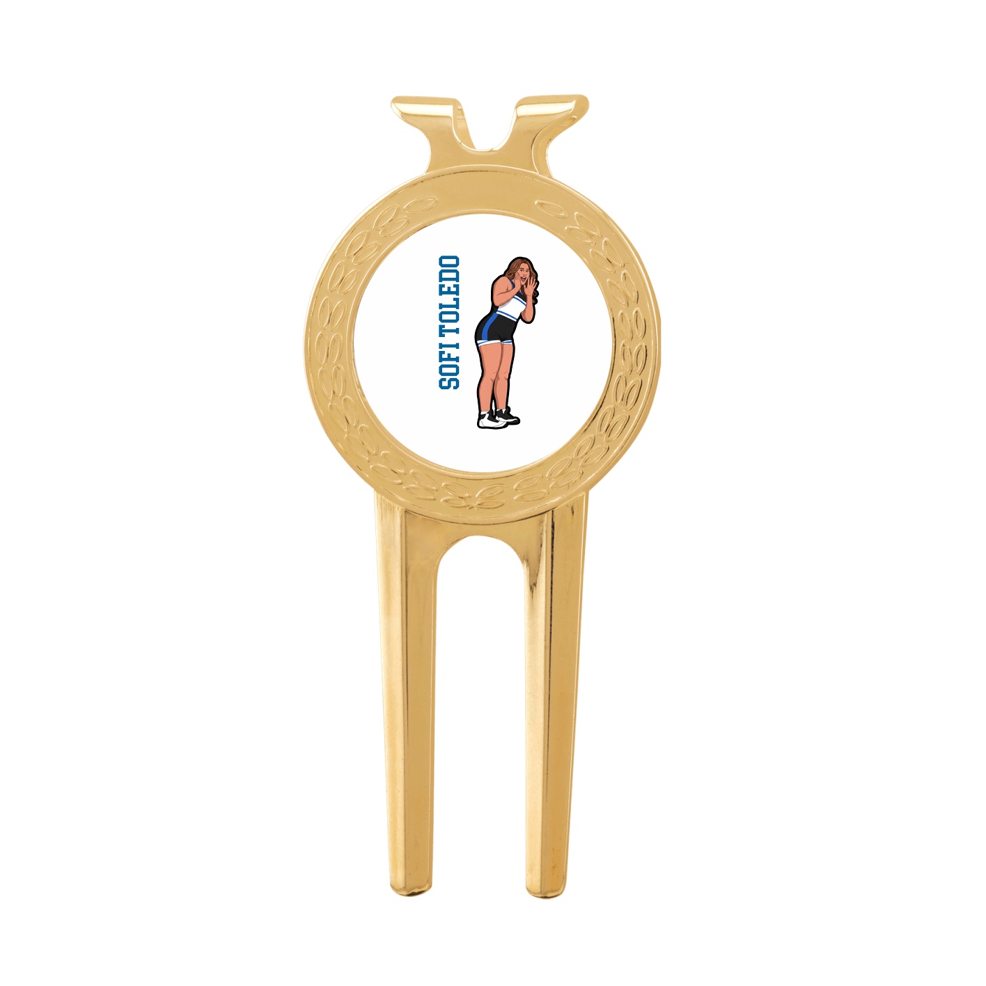 Divot Tool with Ball Marker — Name Vertical in Classic