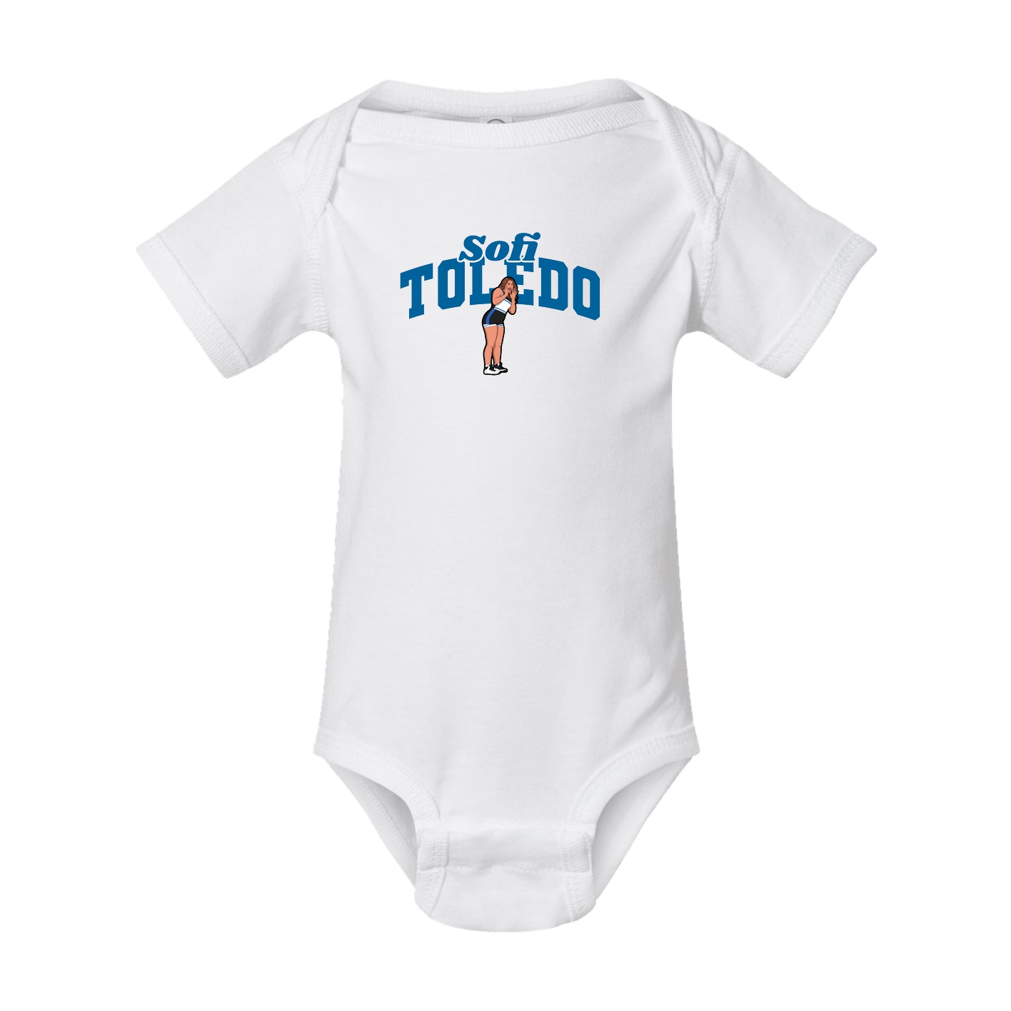 Baby Onesie — Signature Arch in White