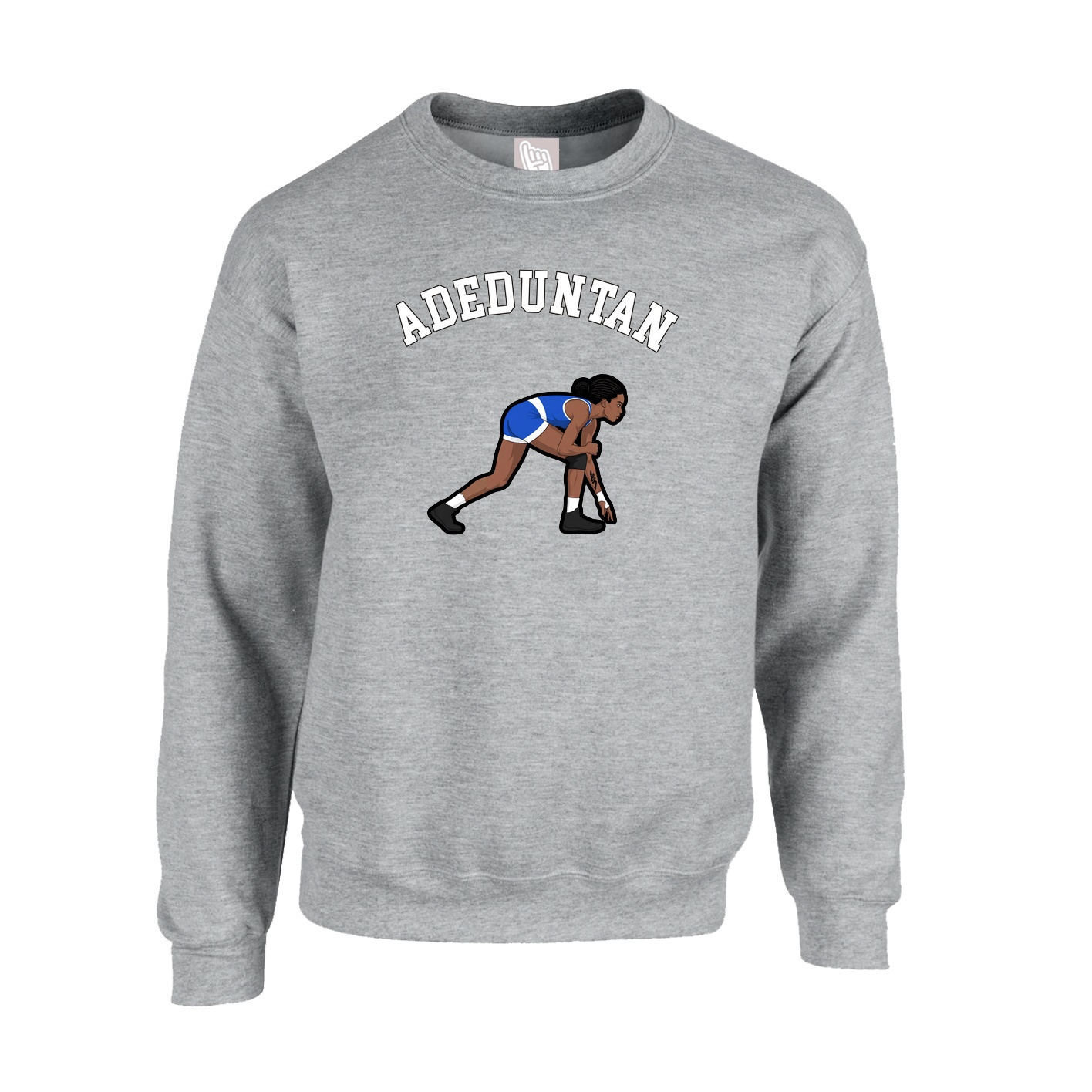 Fleece Crew — Shirsey Arch in Grey
