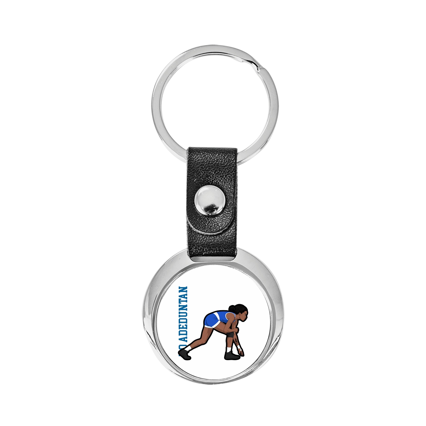 Key Chain — Name Vertical in Classic