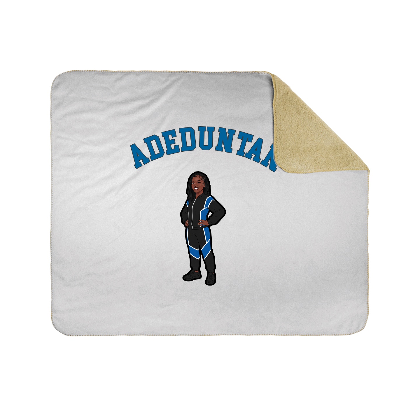 Throw Blanket — Shirsey Arch in White