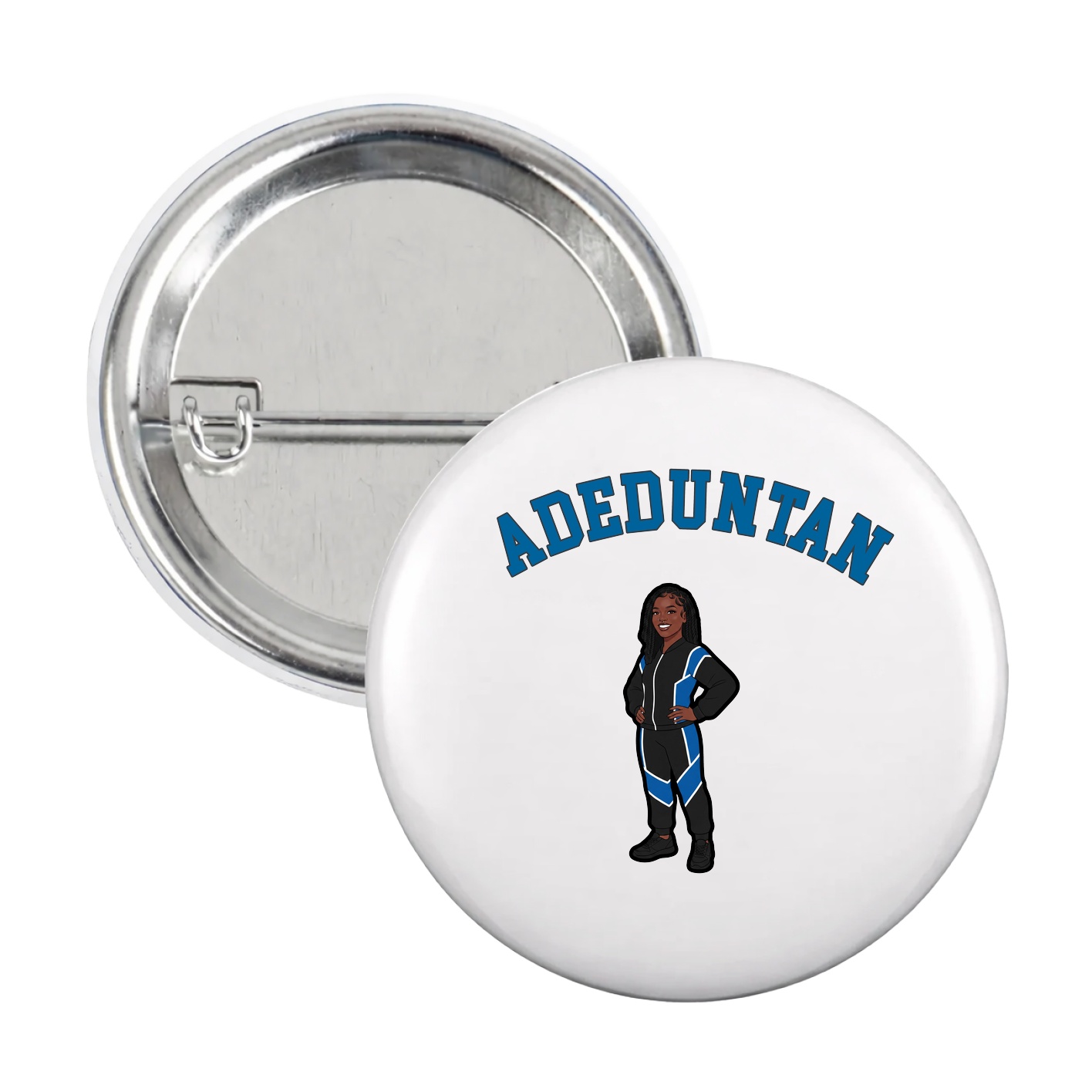 Game Day Button — Shirsey Arch in White