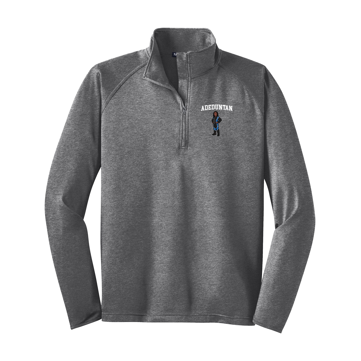 Q-Zip Pullover — Shirsey in Grey