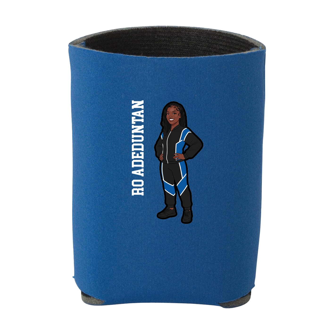 Can Holder — Name Vertical in Royal