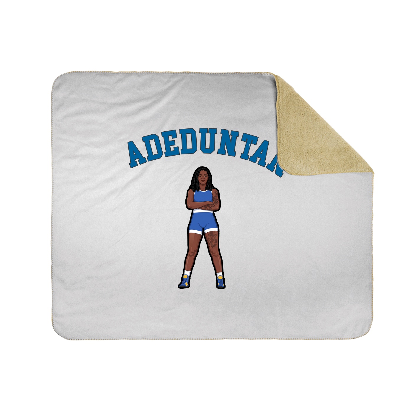 Throw Blanket — Shirsey Arch in White