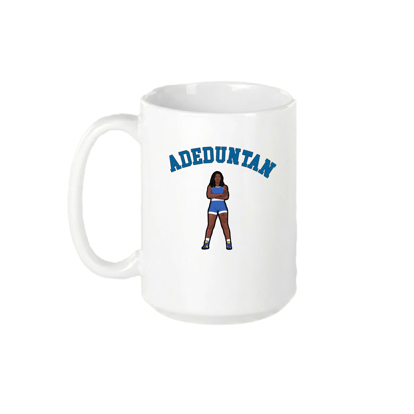 15oz Coffee Mug — Shirsey Arch in White