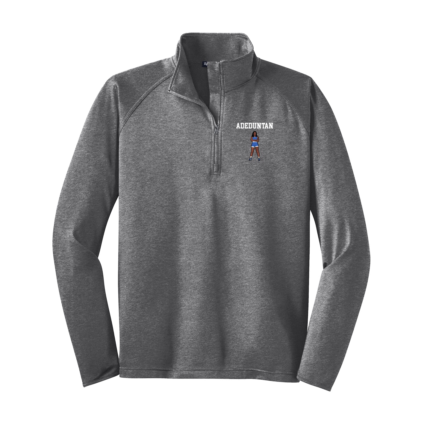 Q-Zip Pullover — Shirsey in Grey