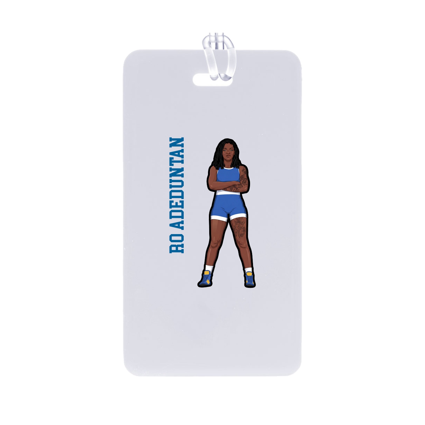 Bag Tag — Name Vertical in Classic