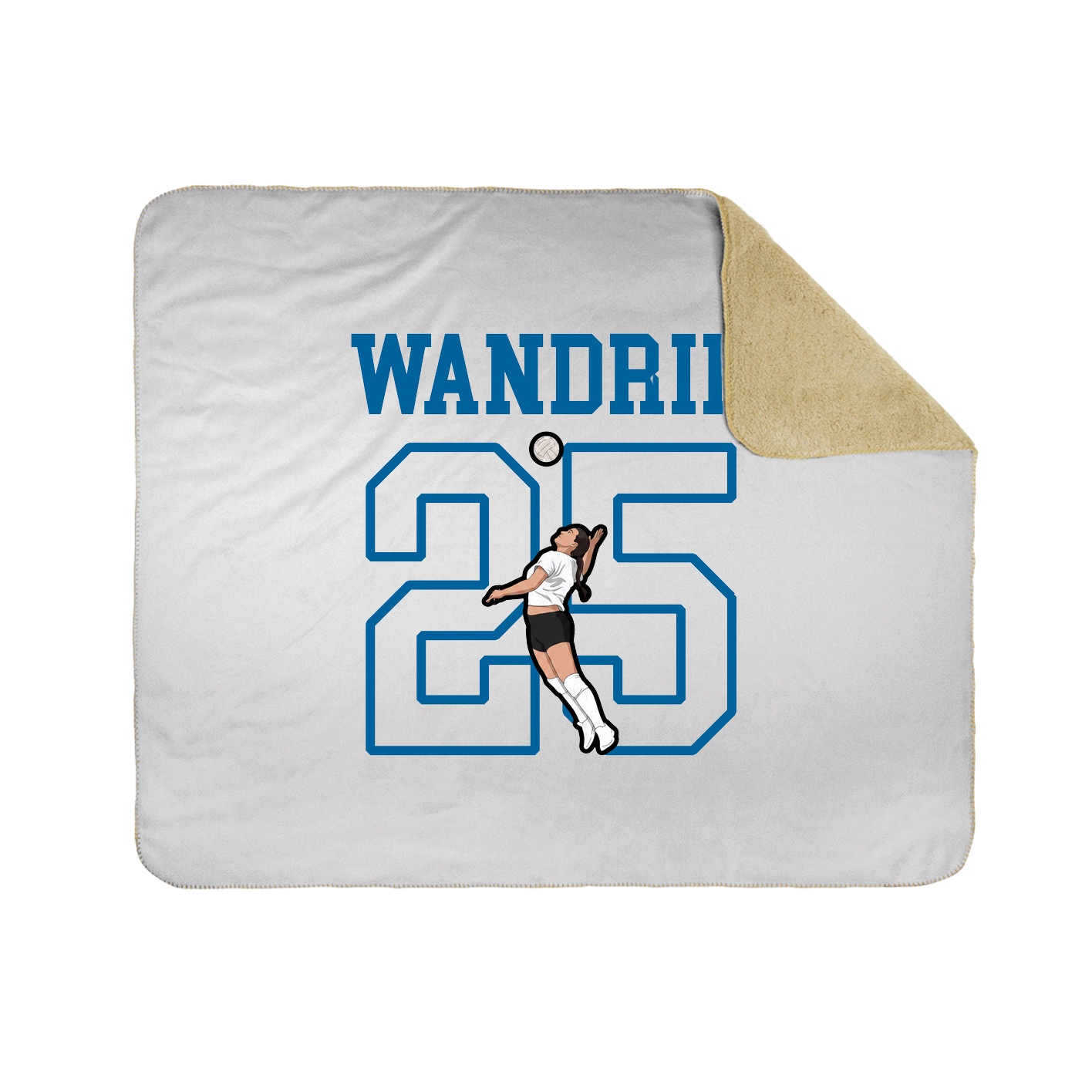 Throw Blanket — Shirsey in White