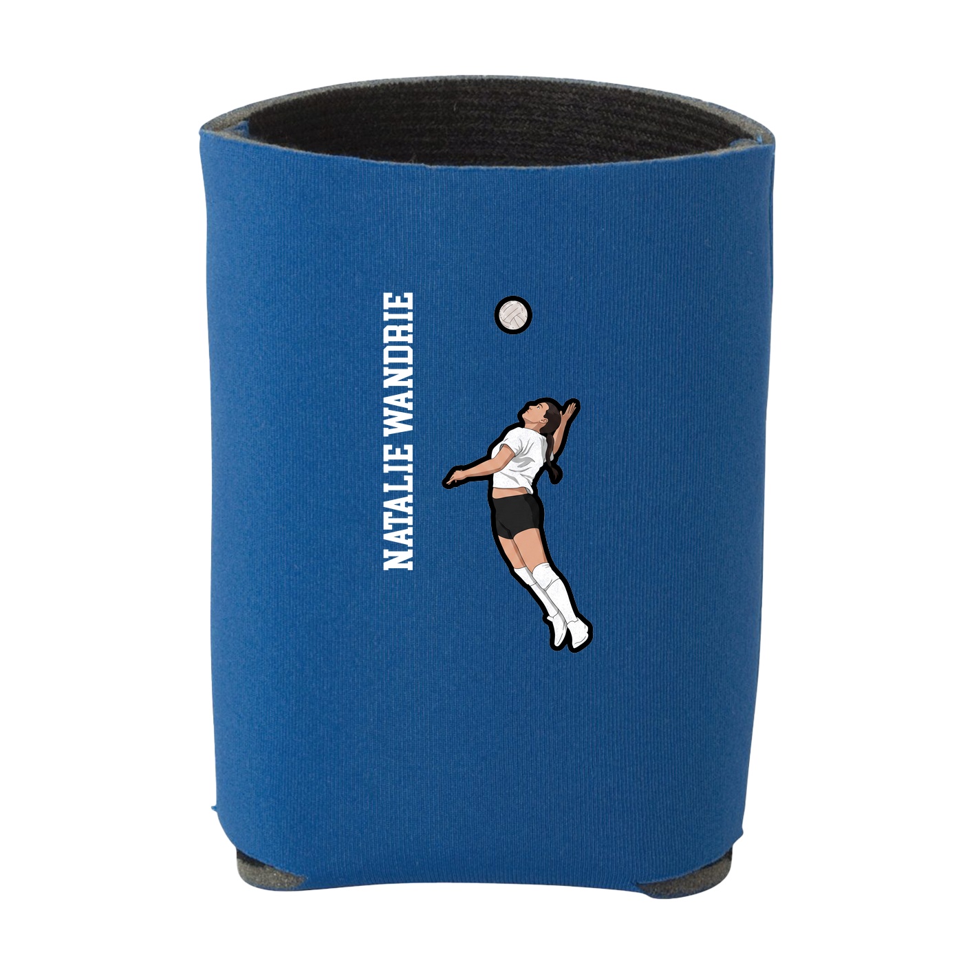 Can Holder — Name Vertical in Royal