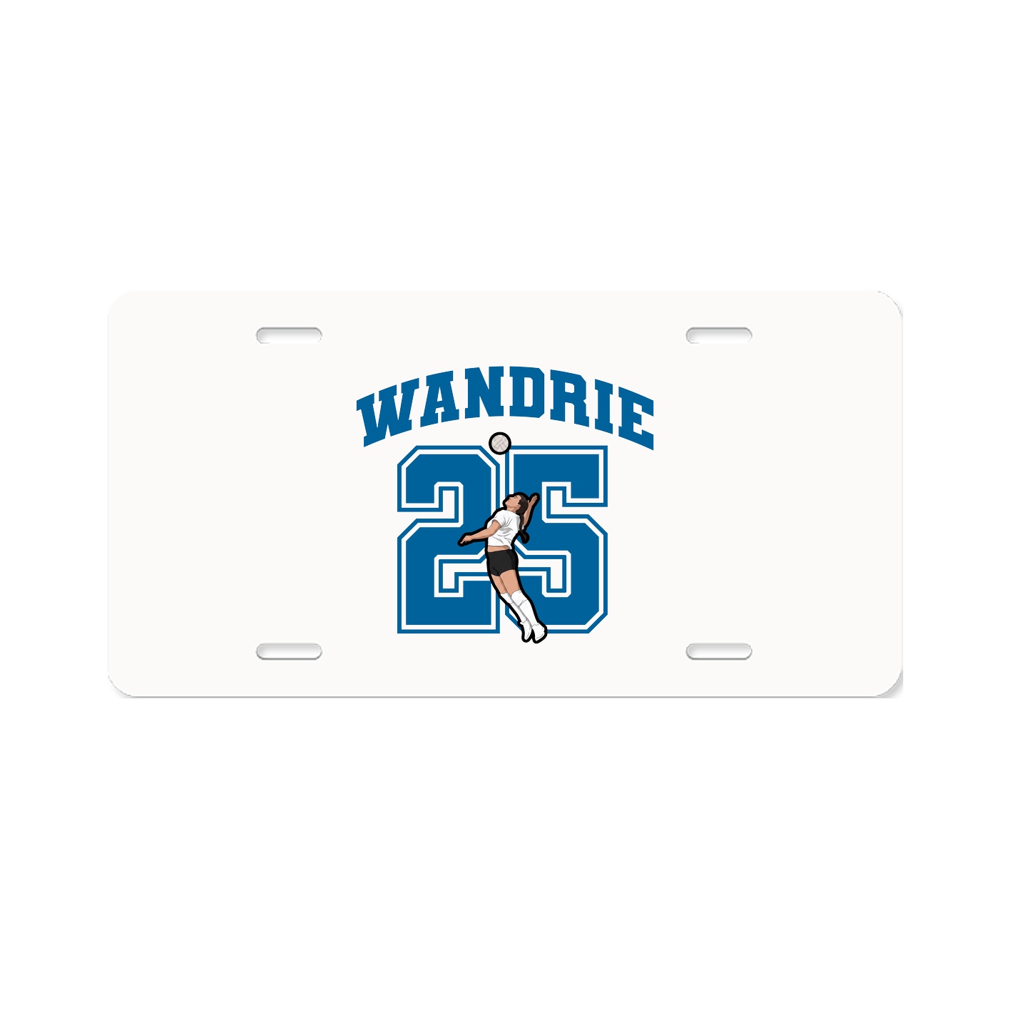 License Plate — Number in Classic