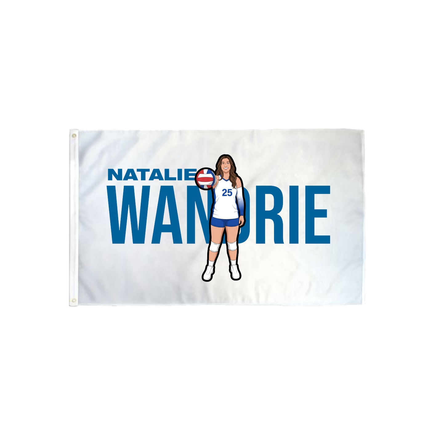 3x5 Flag — Player Name in Classic
