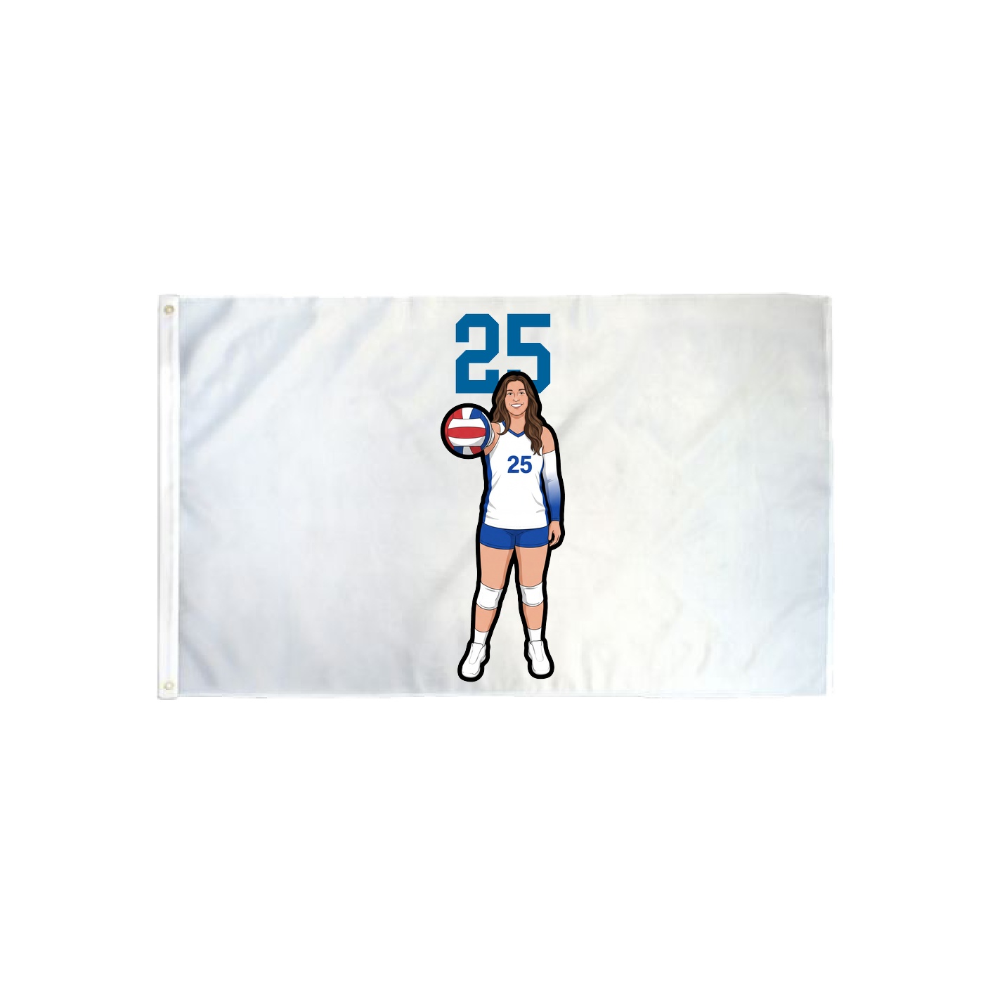 3x5 Flag — Number Top in Classic