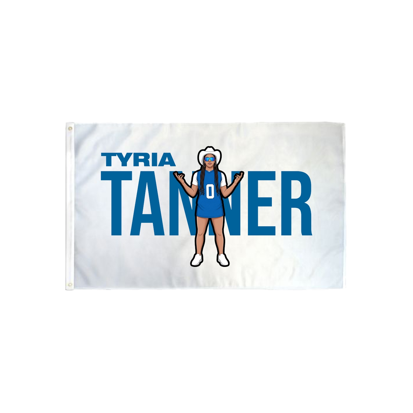 3x5 Flag — Player Name in Classic