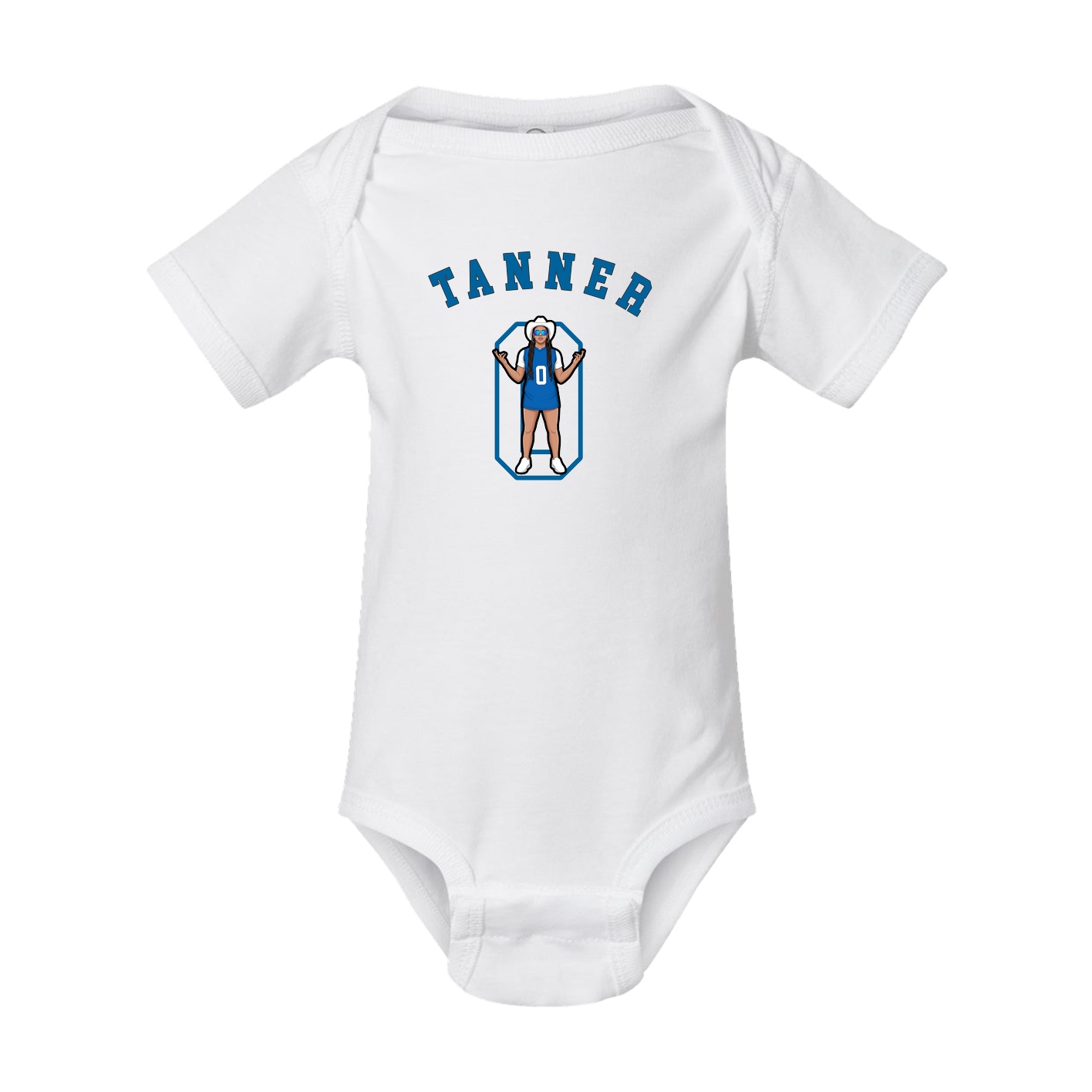 Baby Onesie — Shirsey Arch in White