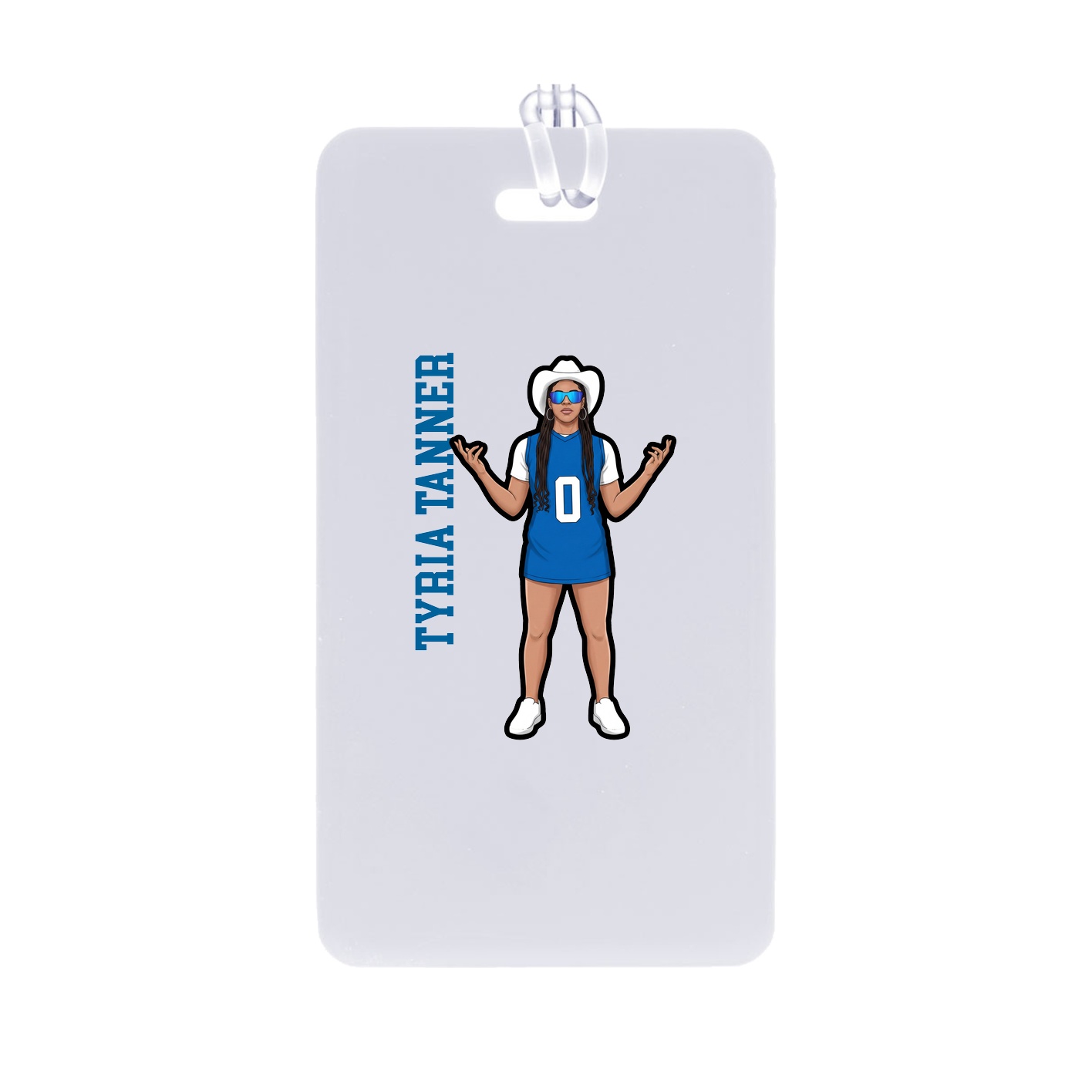Bag Tag — Name Vertical in Classic