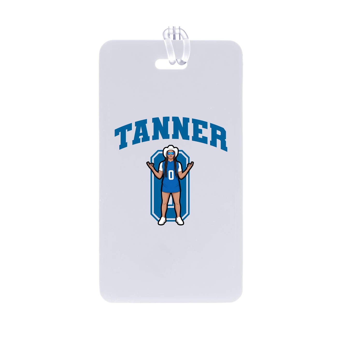 Bag Tag — Number in Classic
