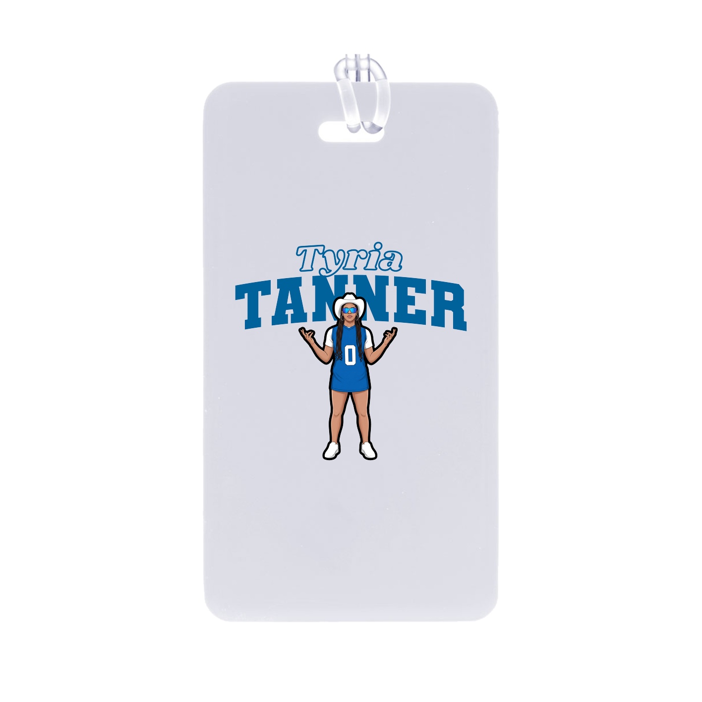 Bag Tag — Name Arch in Classic