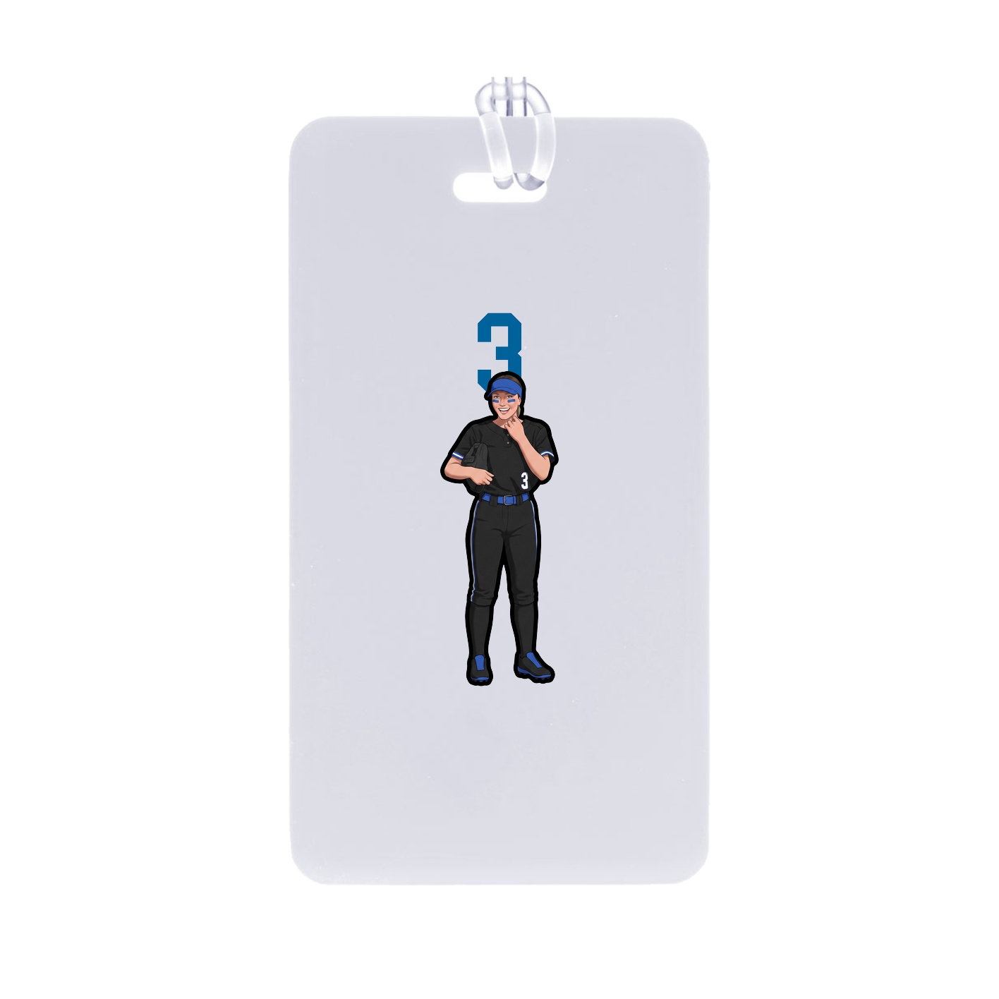 Bag Tag — Number Top in Classic