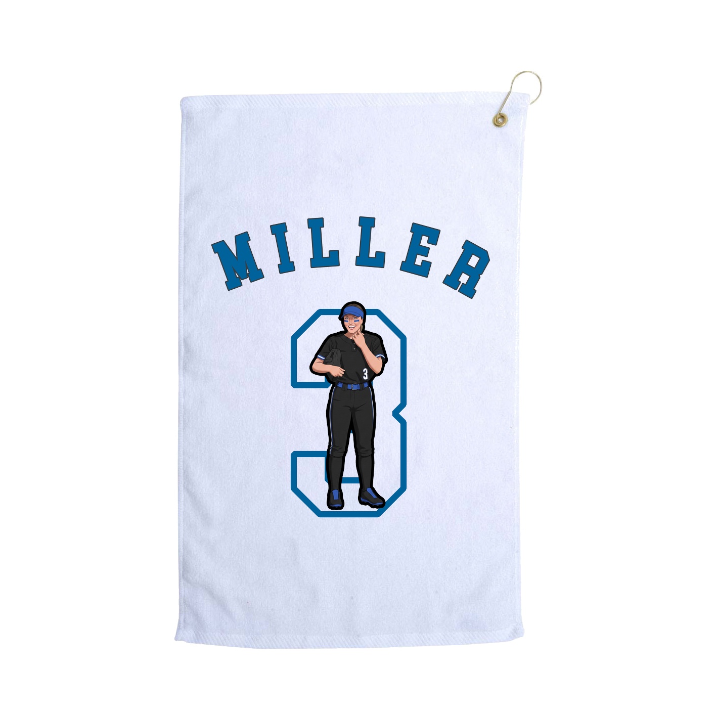 Golf Towel — Shirsey Arch in White