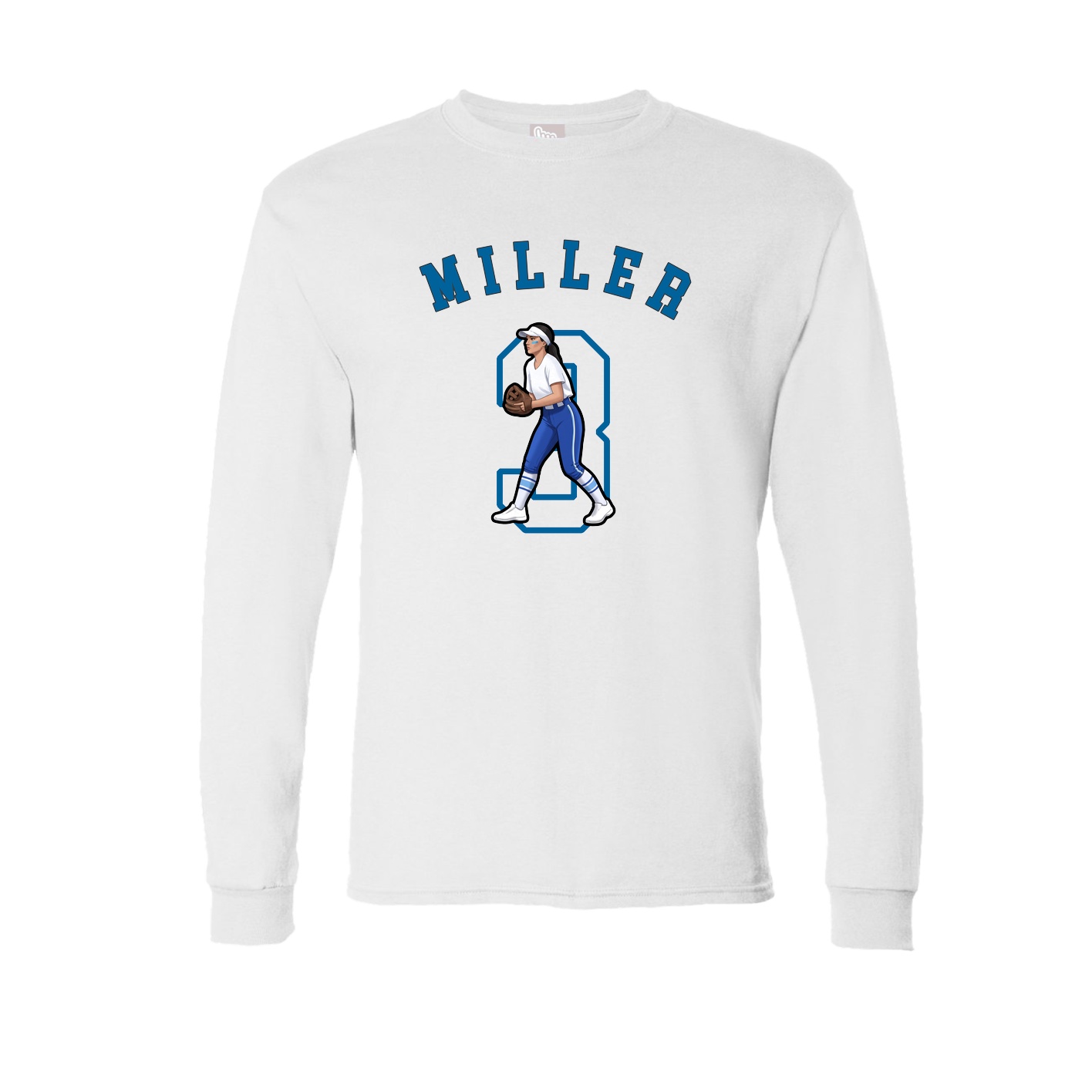 Long Sleeve Tee — Shirsey Arch in White