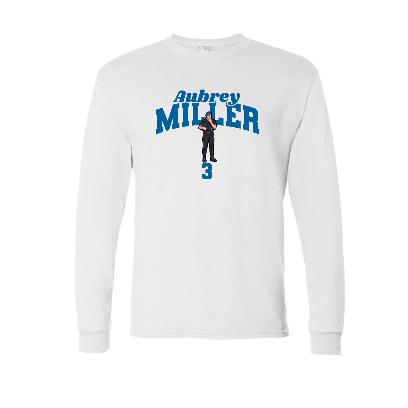 Long Sleeve Tee — Signature Arch in White