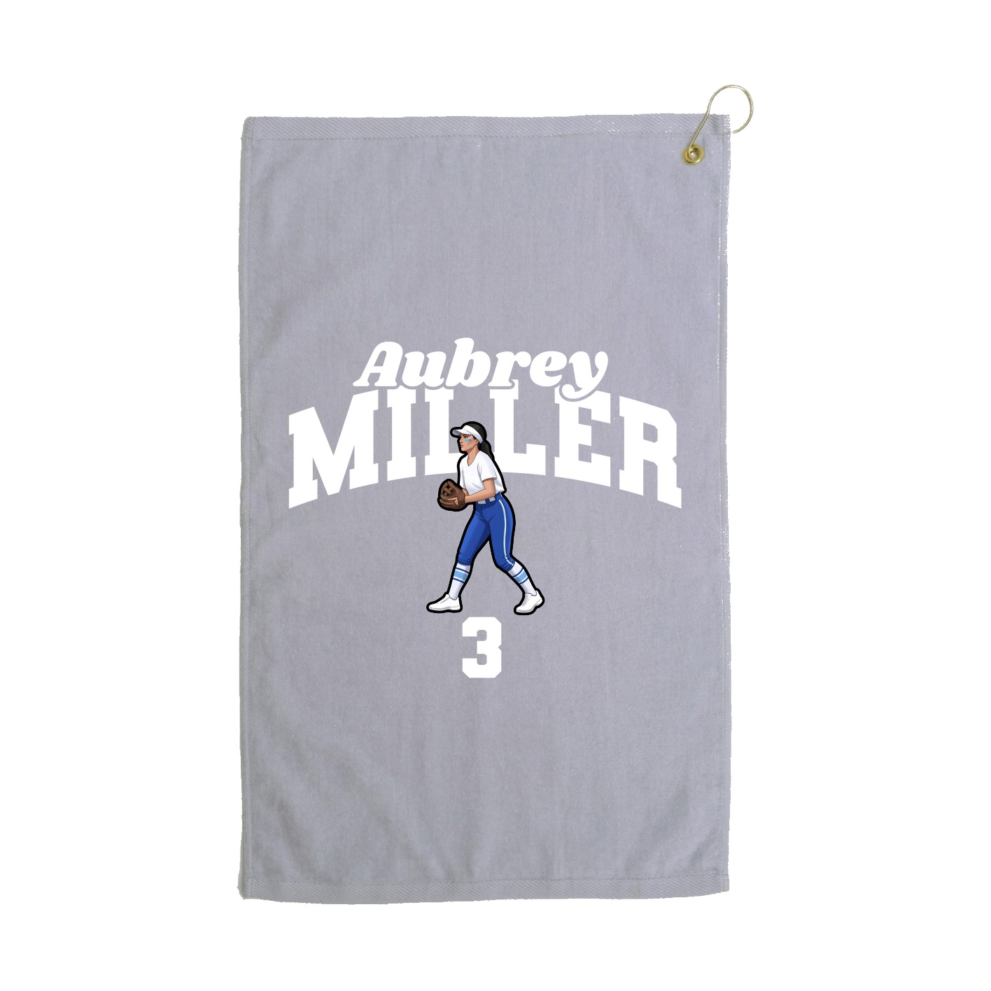 Golf Towel — Signature Arch in Grey