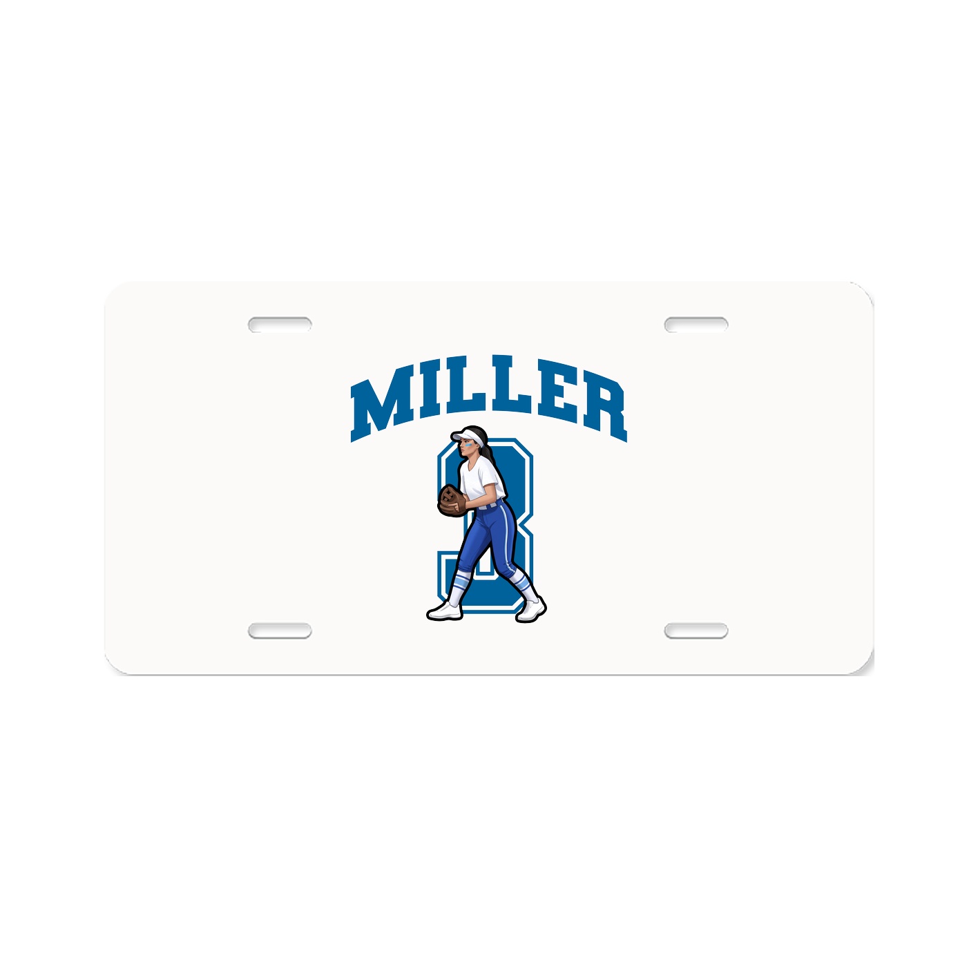 License Plate — Number in Classic