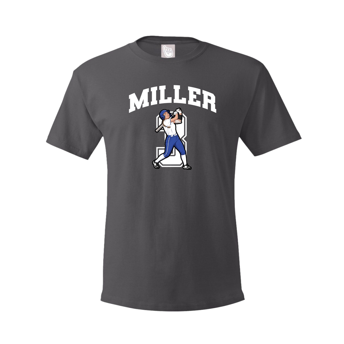 Tee — Number in Grey
