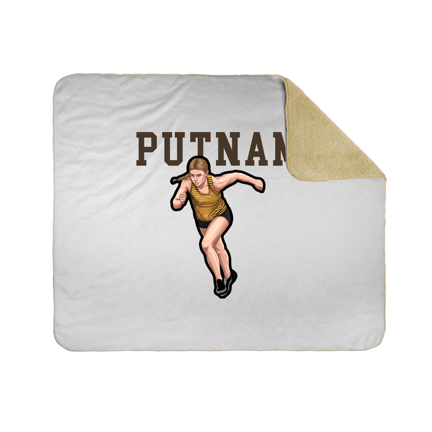 Throw Blanket — Shirsey in White