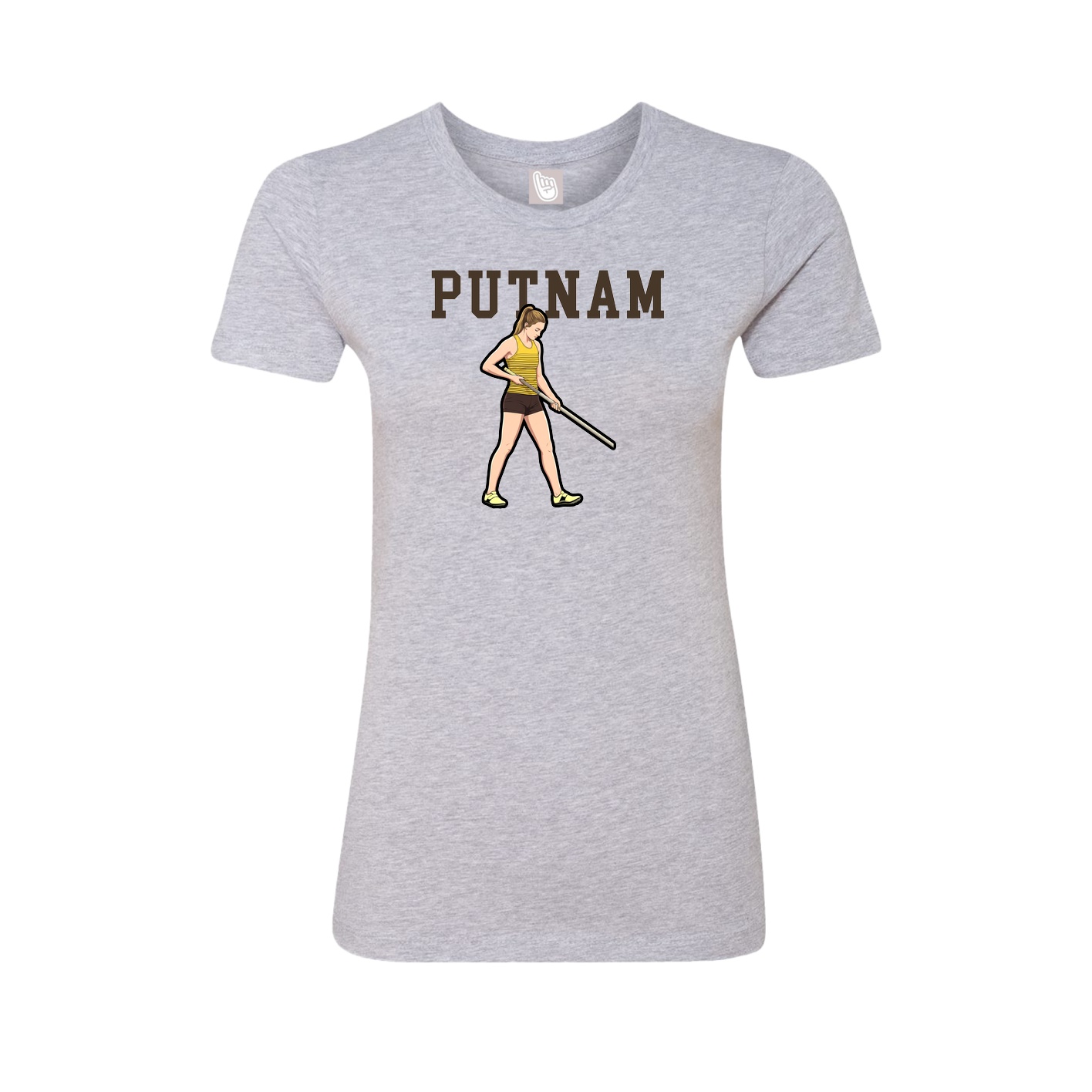 Fitted Women's Tee — Shirsey in Grey