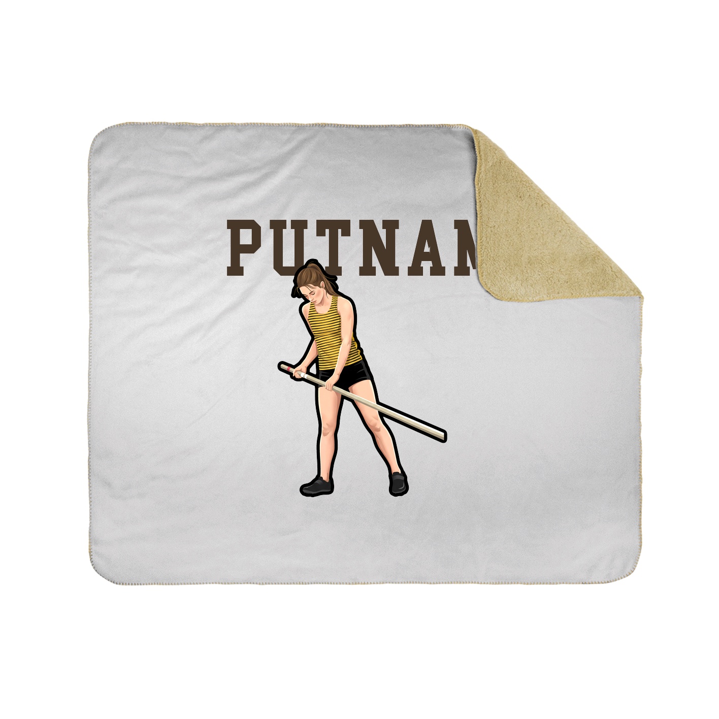 Throw Blanket — Shirsey in White