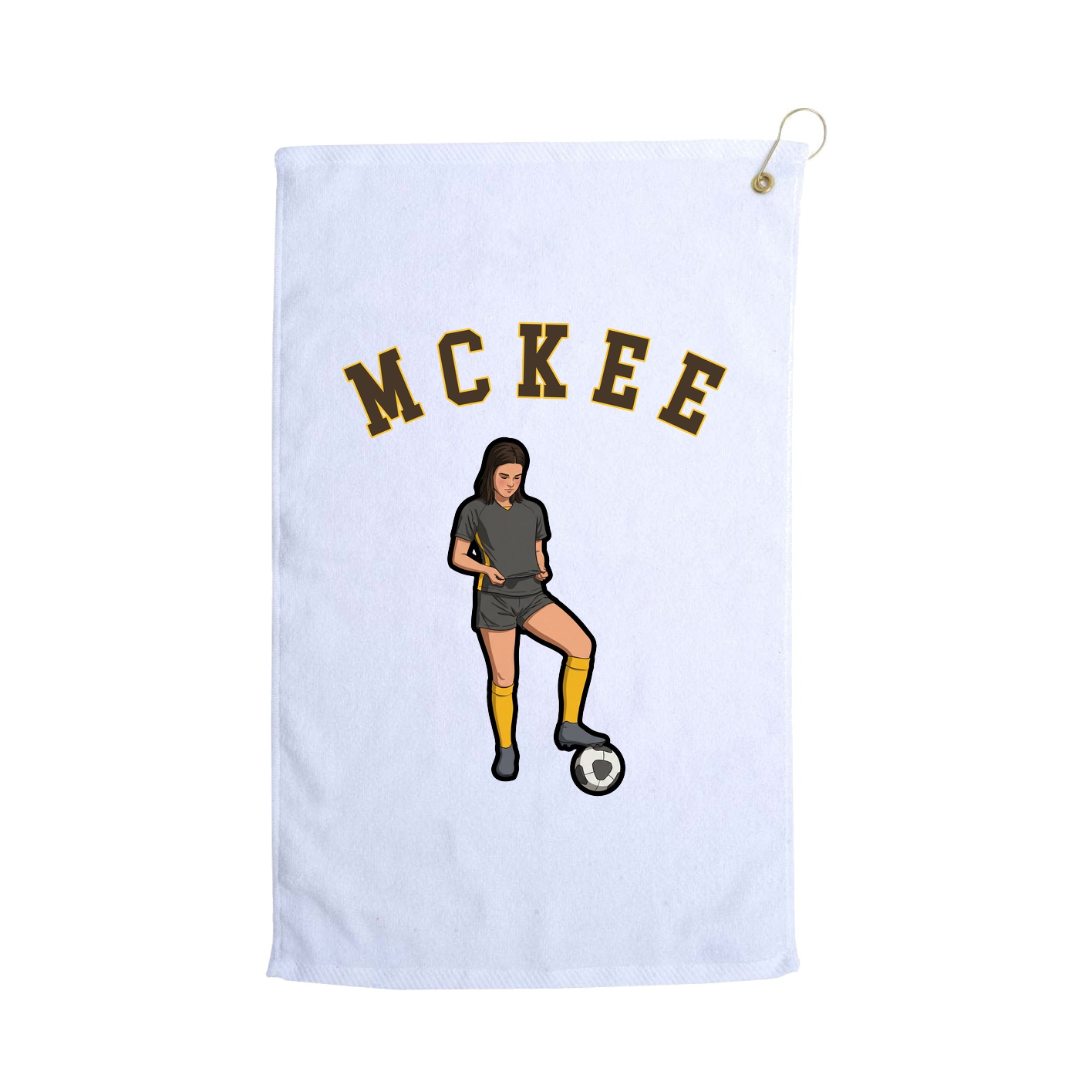 Golf Towel — Shirsey Arch in White