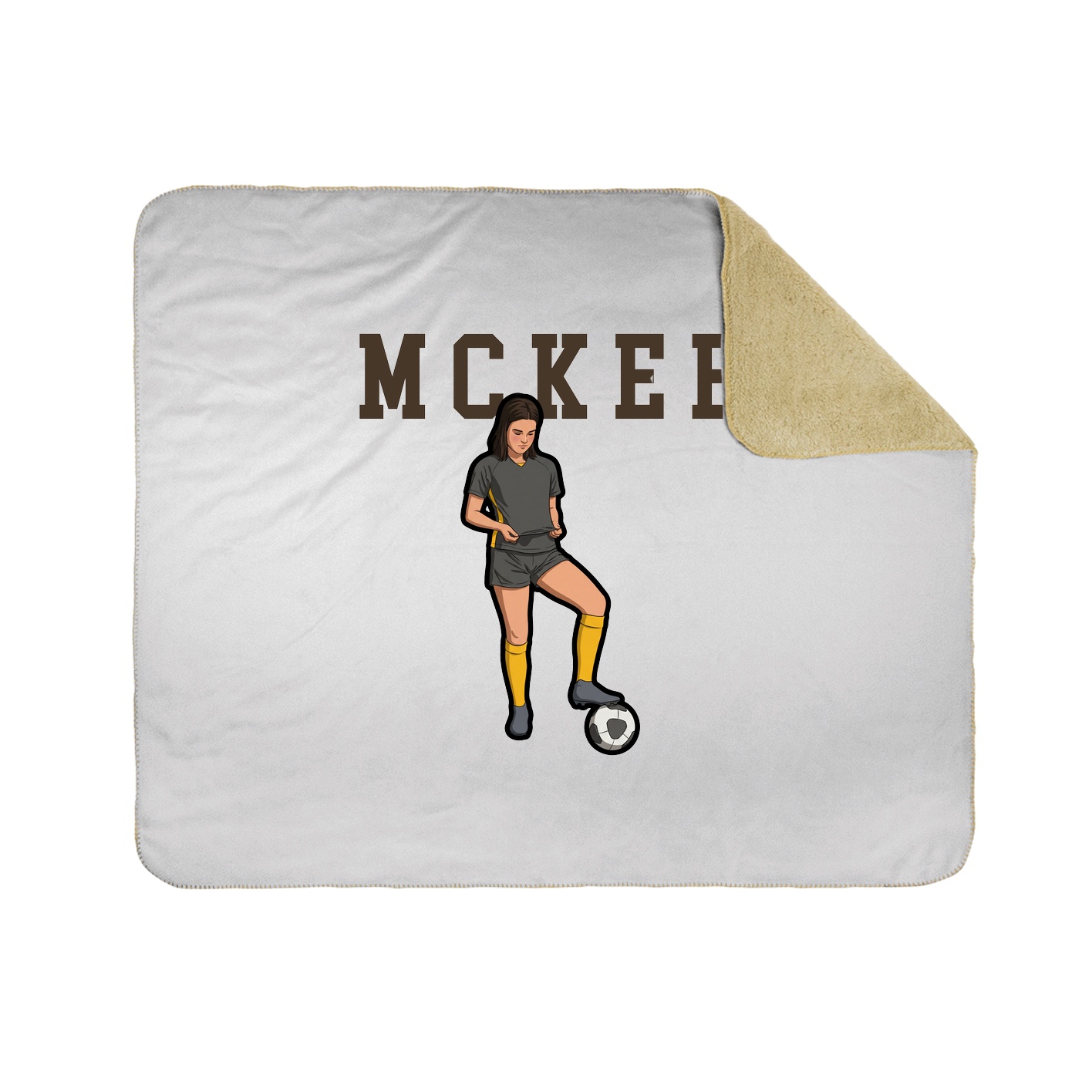 Throw Blanket — Shirsey in White