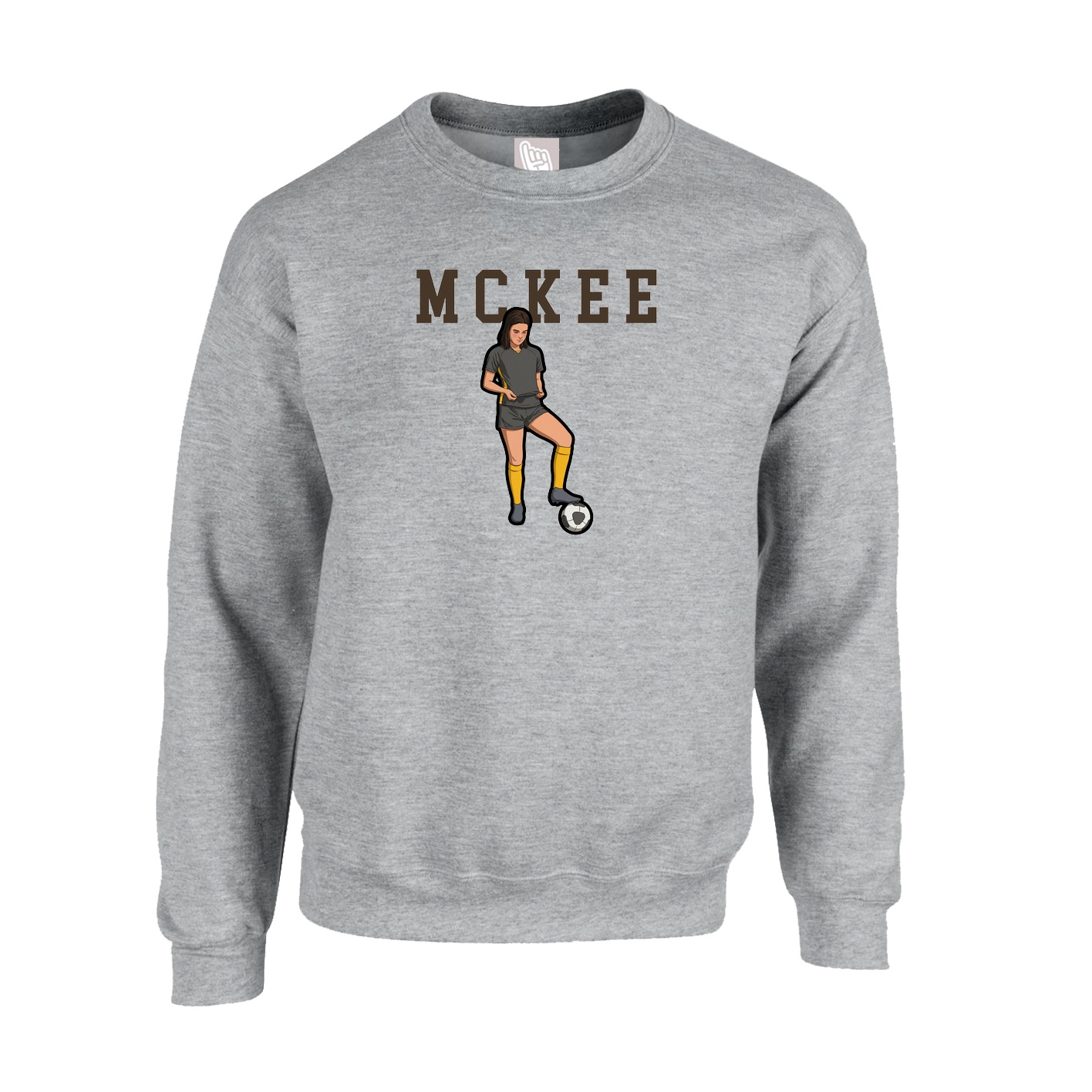 Fleece Crew — Shirsey in Grey