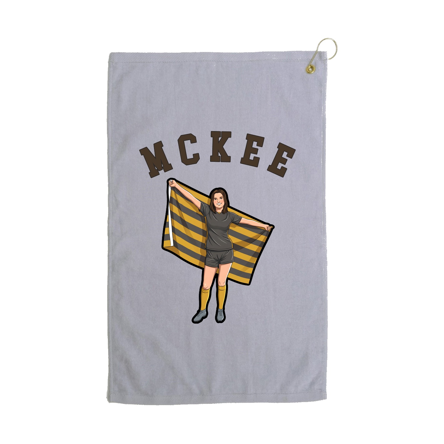 Golf Towel — Shirsey Arch in Grey