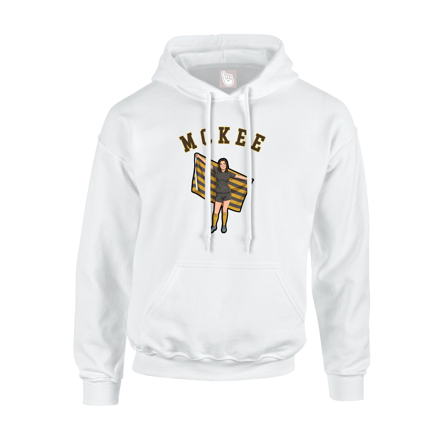Hoodie — Shirsey Arch in White