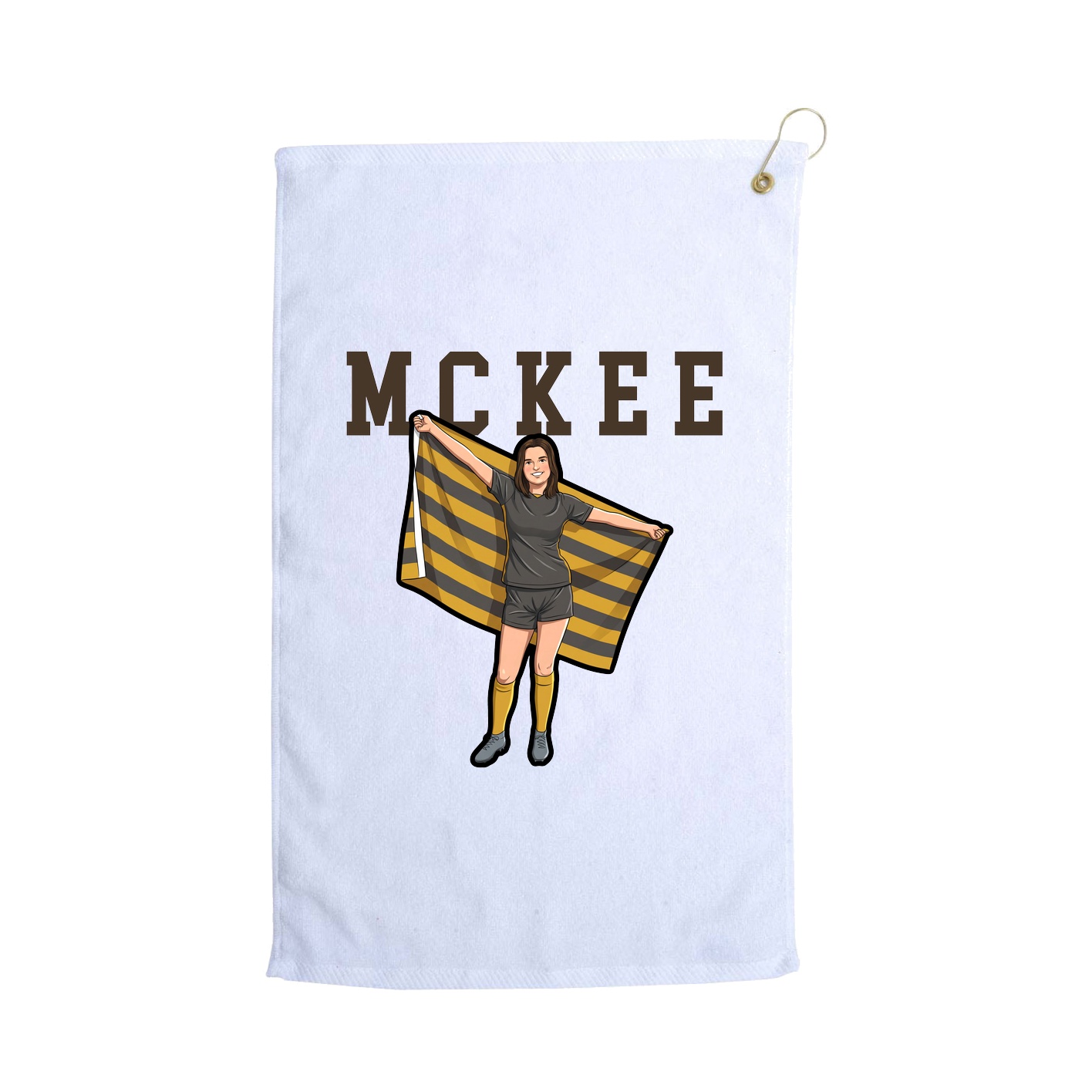 Golf Towel — Shirsey in White