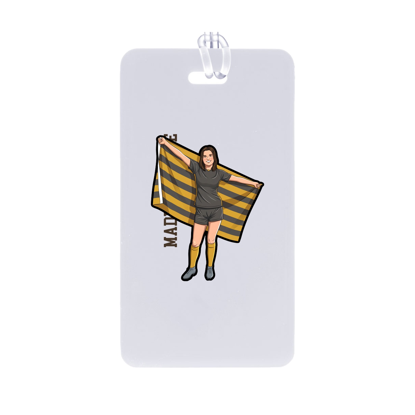 Bag Tag — Name Vertical in Classic