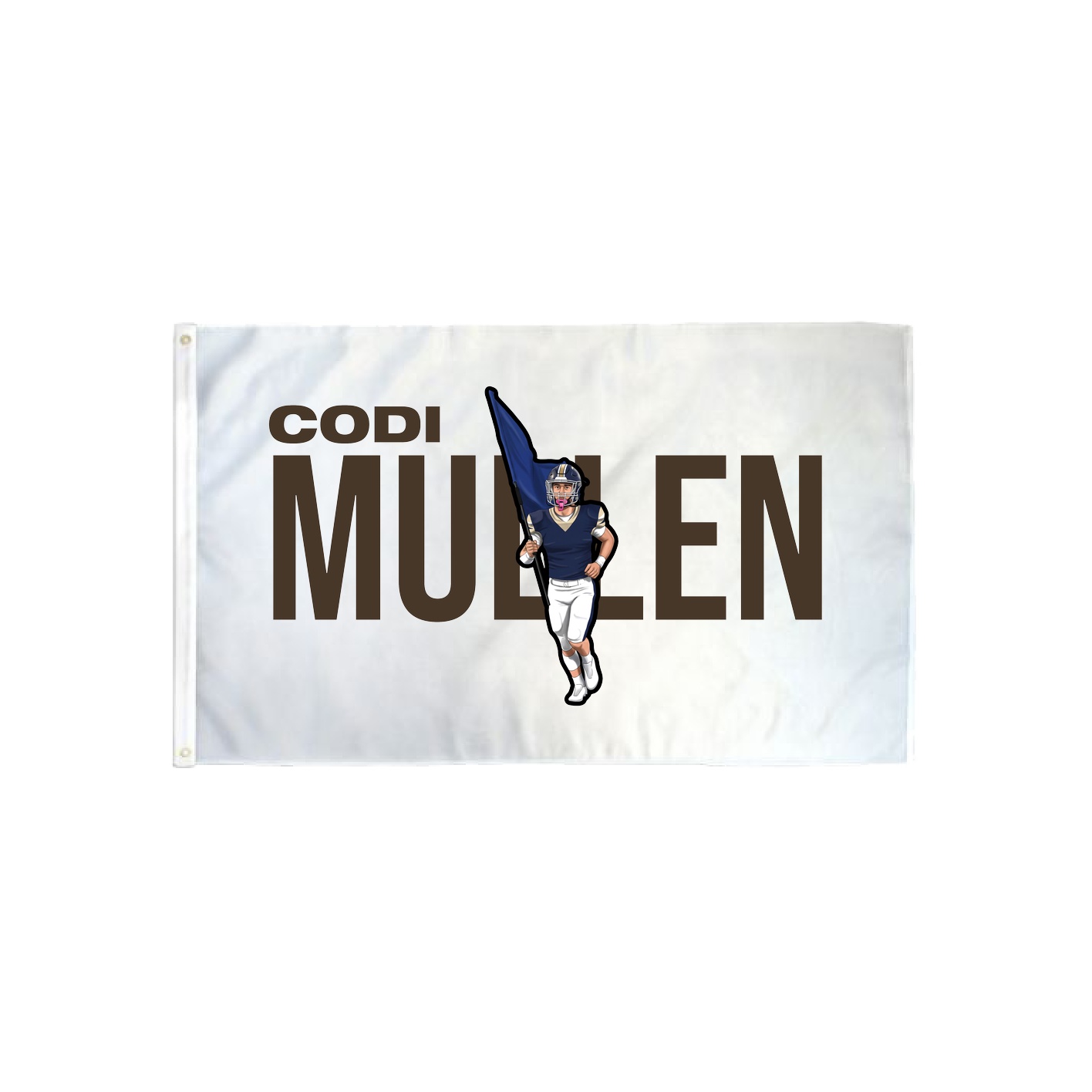 3x5 Flag — Player Name in Classic