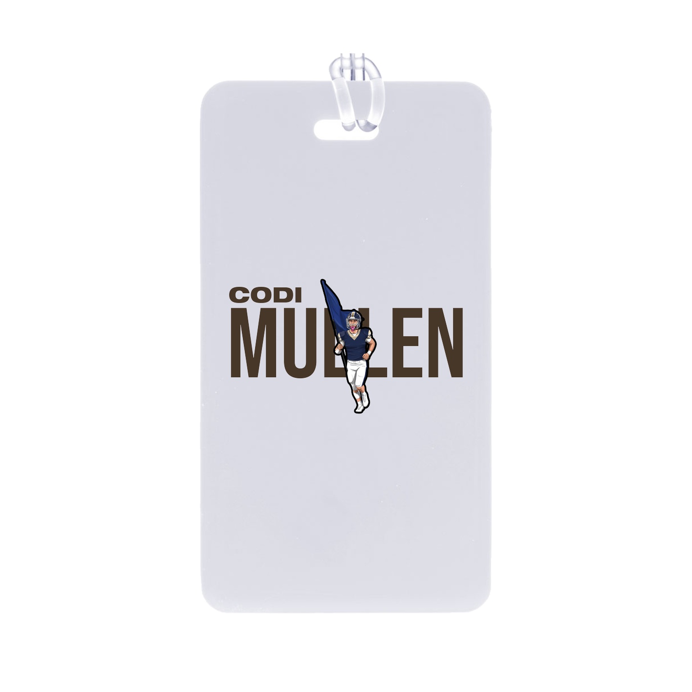 Bag Tag — Player Name in Classic