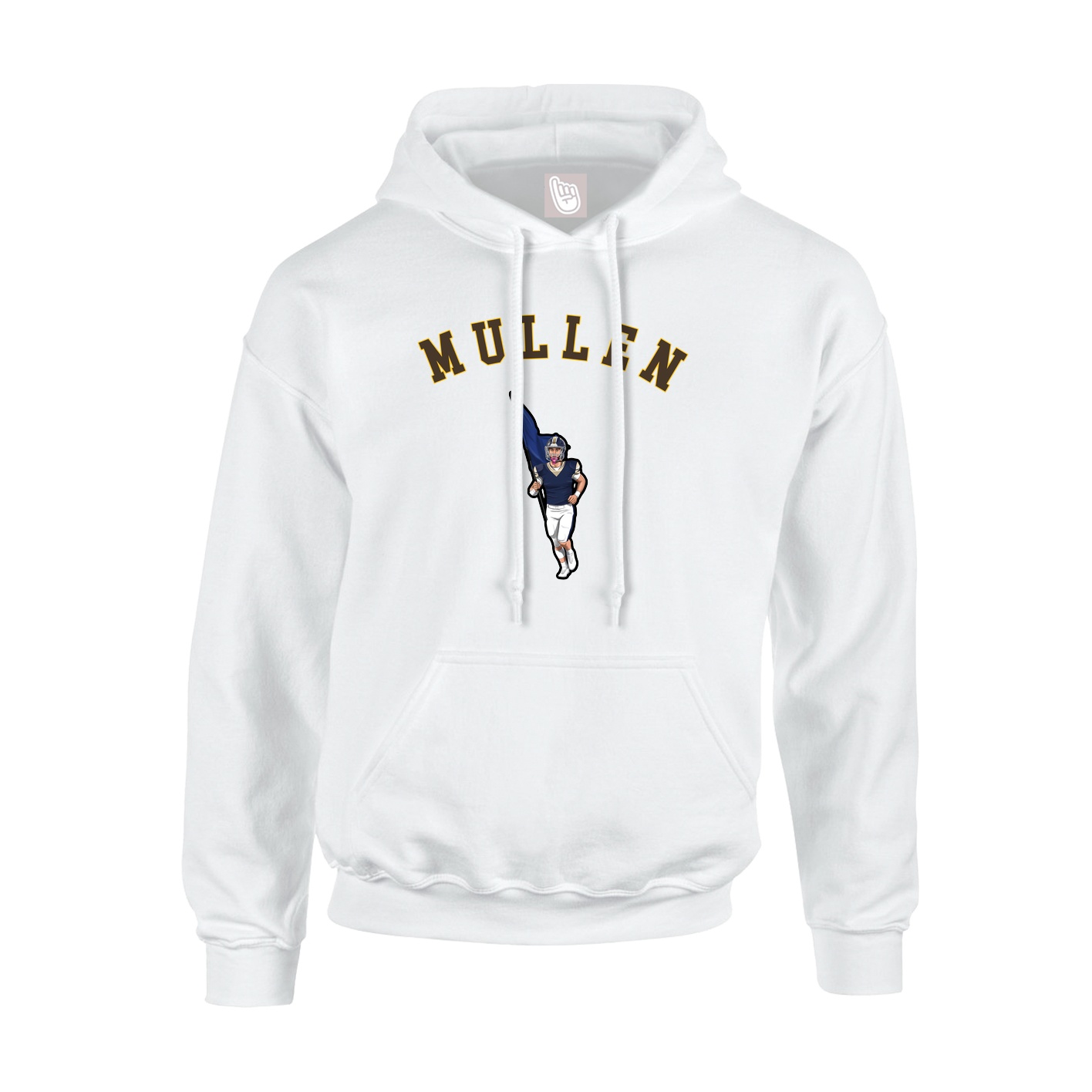 Youth Hoodie — Shirsey Arch in White