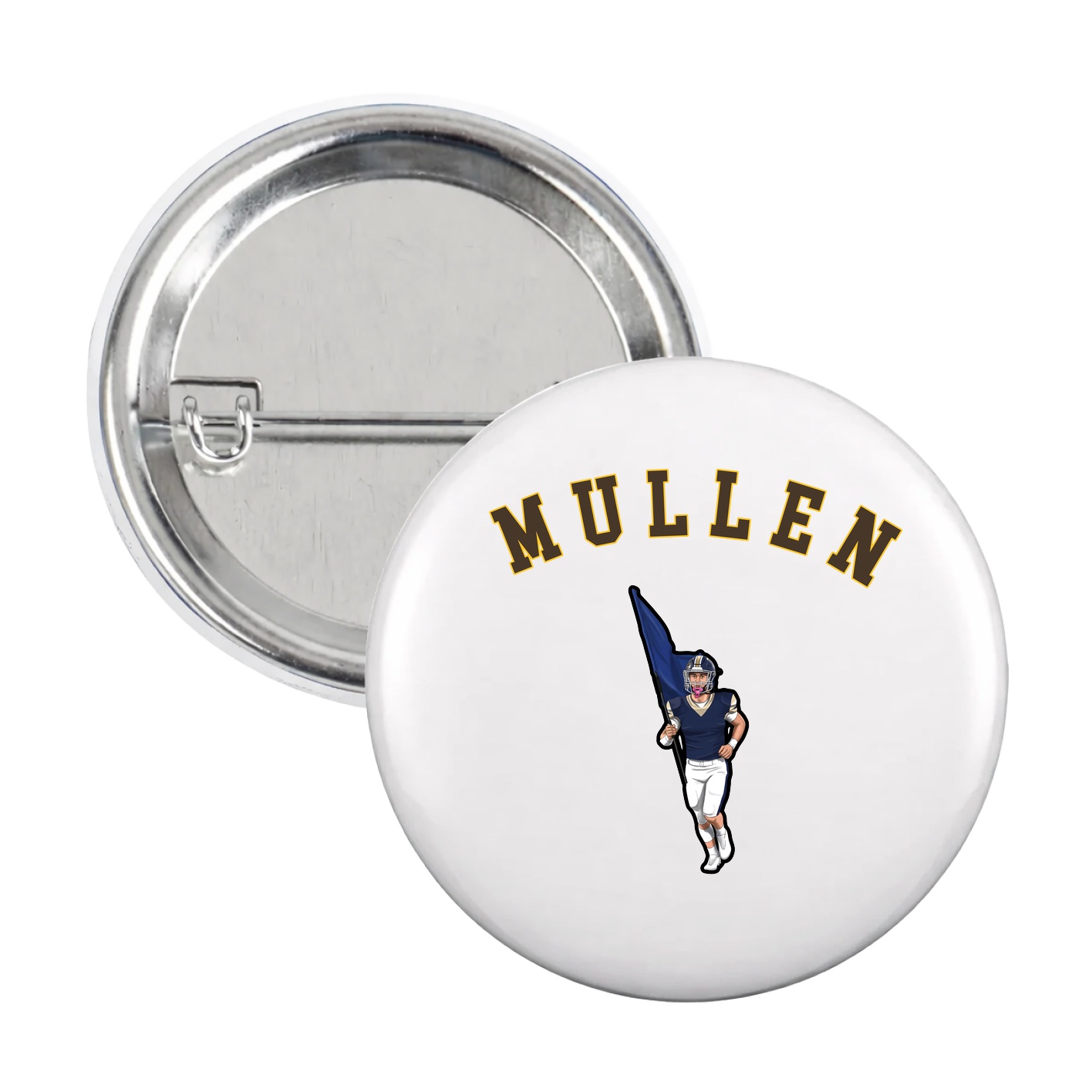 Game Day Button — Shirsey Arch in White