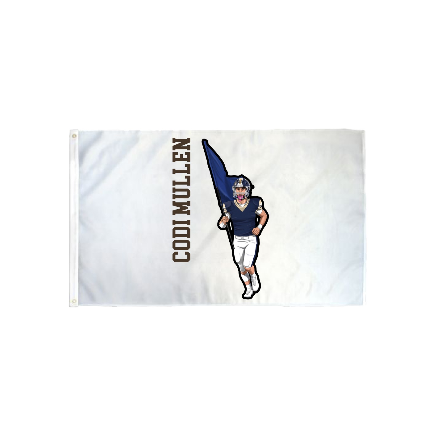 3x5 Flag — Name Vertical in Classic