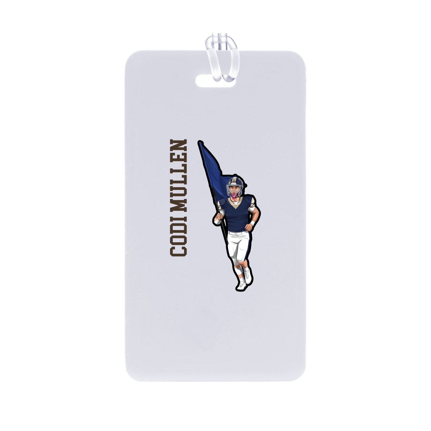 Bag Tag — Name Vertical in Classic