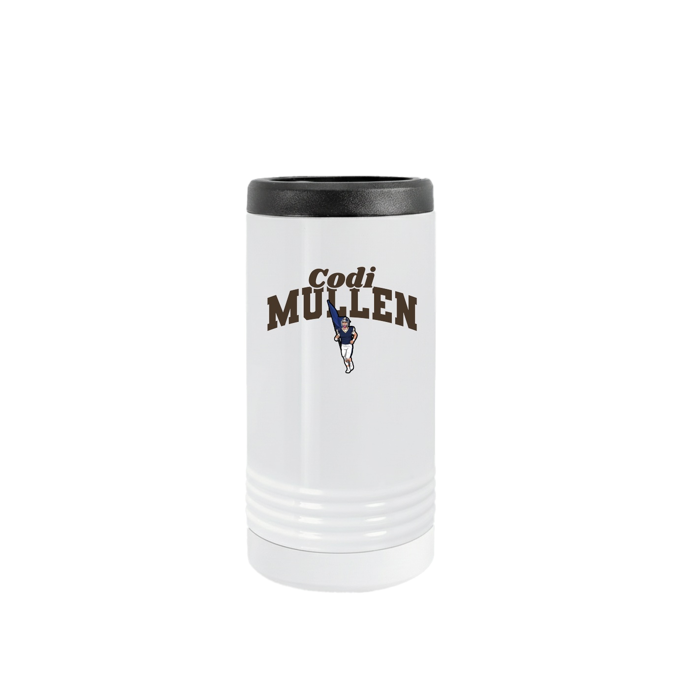 Slim Beverage Holder — Signature Arch in White