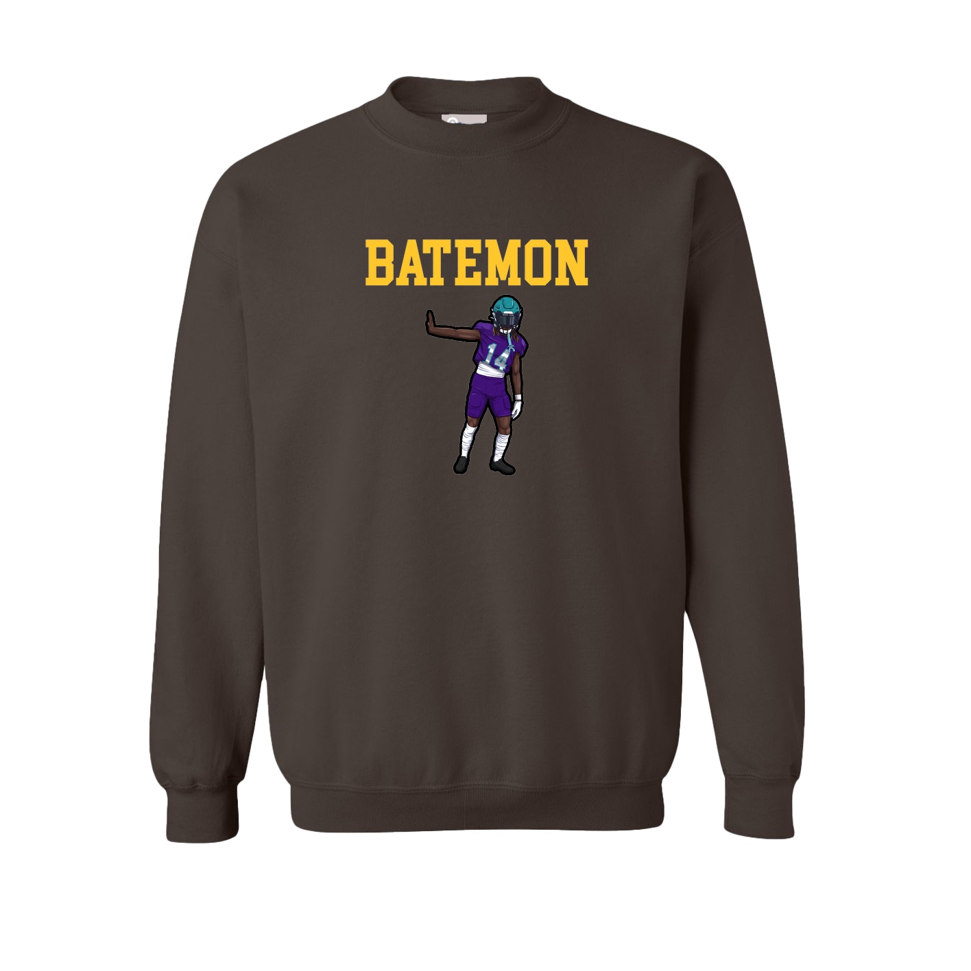 Fleece Crew — Shirsey in Brown