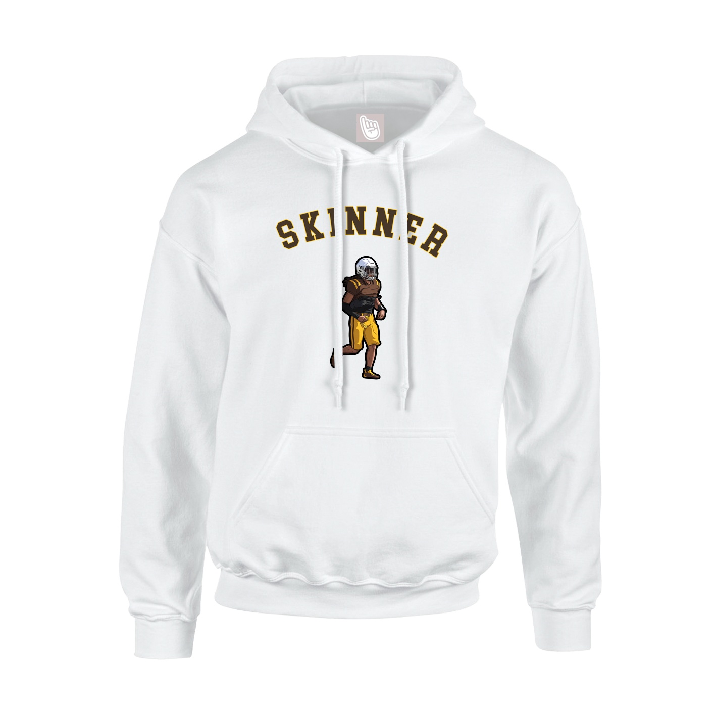 Hoodie — Shirsey Arch in White
