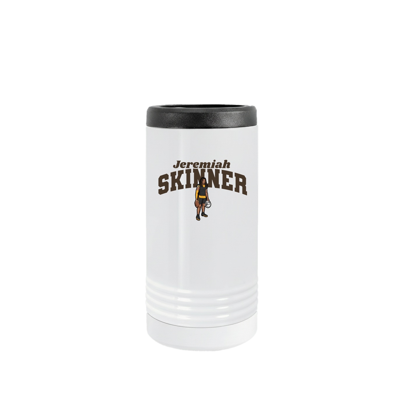 Slim Beverage Holder — Signature Arch in White