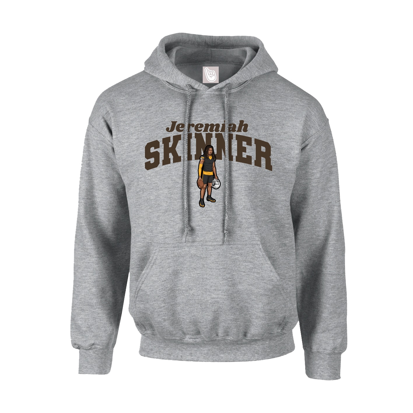 Hoodie — Signature Arch in Grey